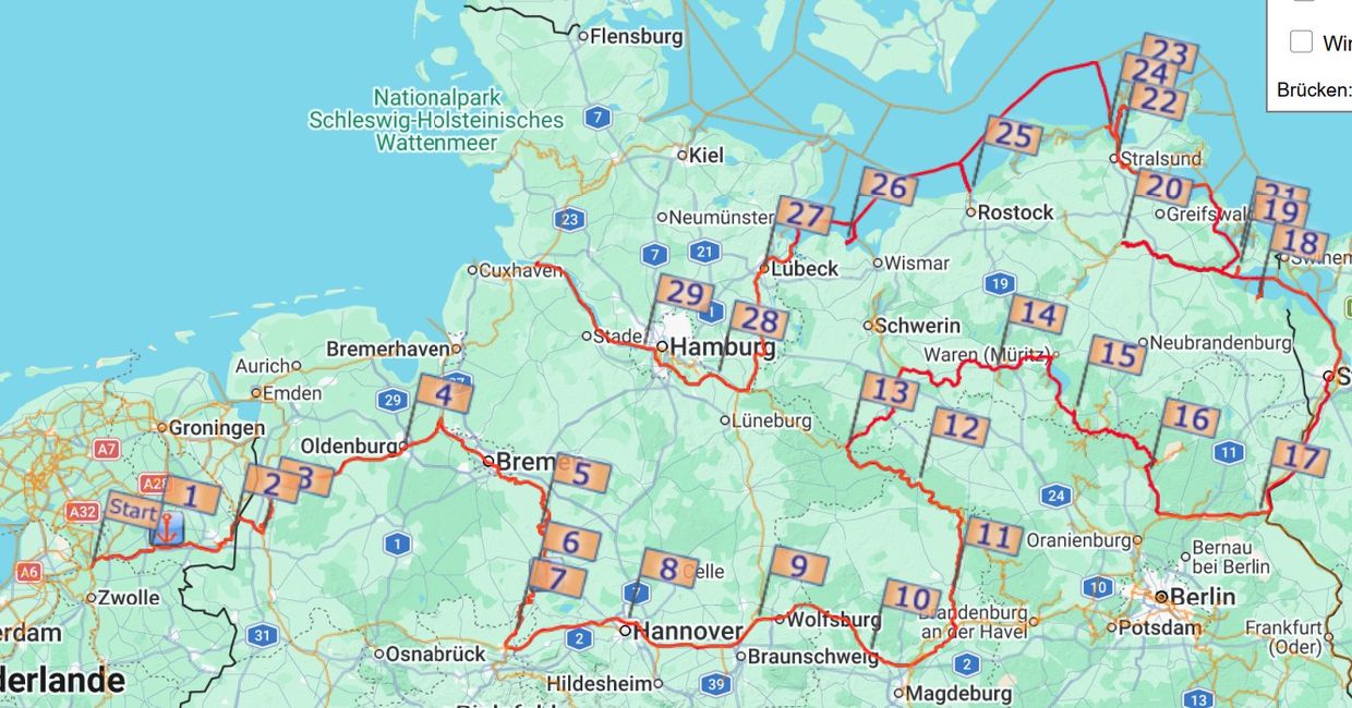 Reiseplanung: