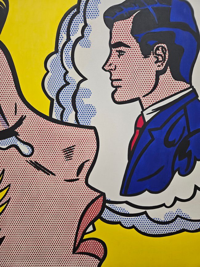 Detail from a Roy Lichtenstein work