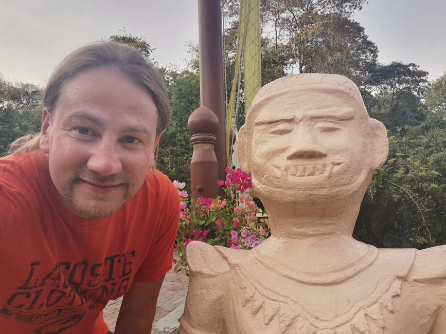 ... e il guardiano è disponibile per selfies ....