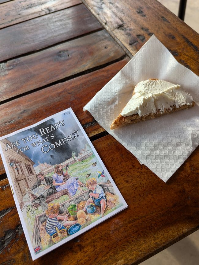 Frühstück mit Erweckungsliteratur