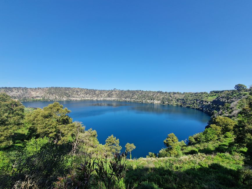 Blue Lake en Mount Gambier