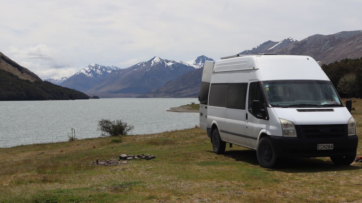 North Mavora Lakes - was für ein schöner Stellplatz