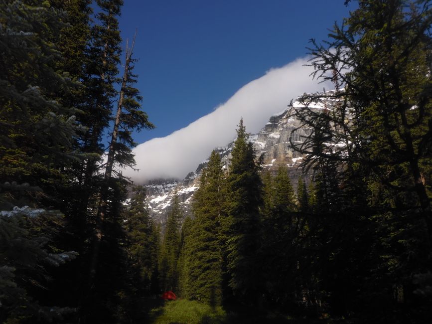 Enfin du soleil au camping dans le Paradies Valley