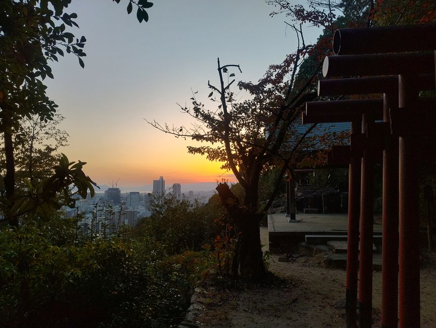 Sonnenuntergang über Hiroshima 