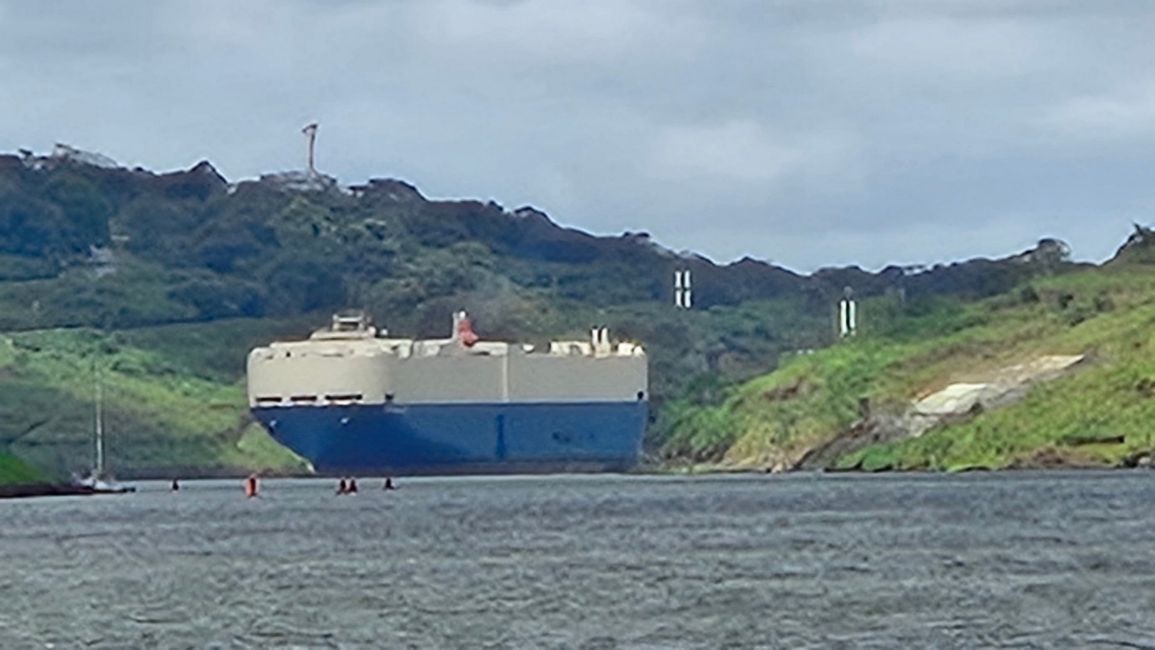Die "Meridian Ace" ist wieder hinter uns 