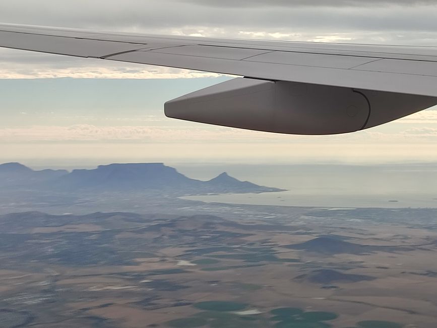 Anflug auf Kapstadt 