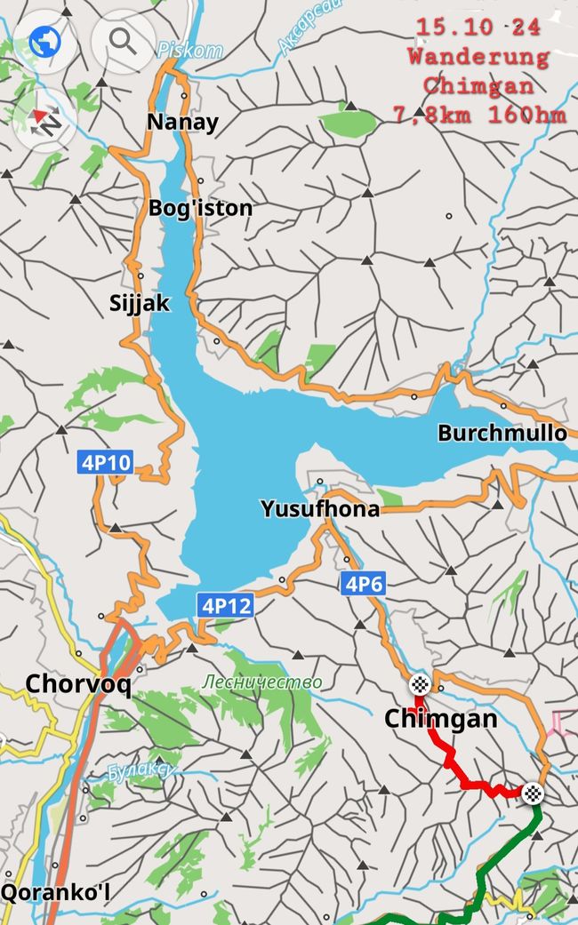 Unsere Wanderung nach Chimyon 