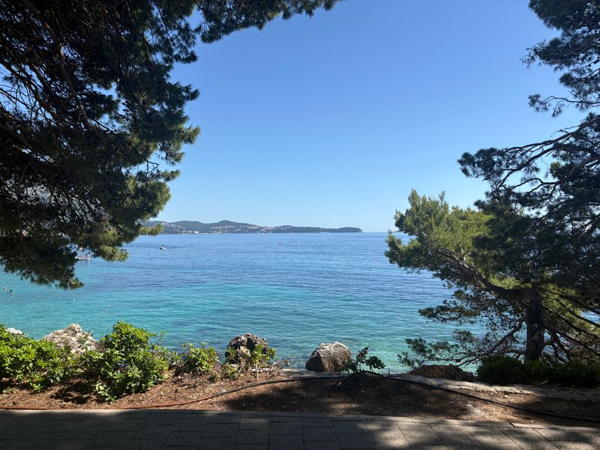 Wir sind wieder unterwegs; von Mlini nach Mljet