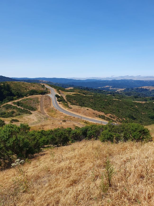 Aussicht auf den Skyline Boulevard von einem Aussichtspunkt