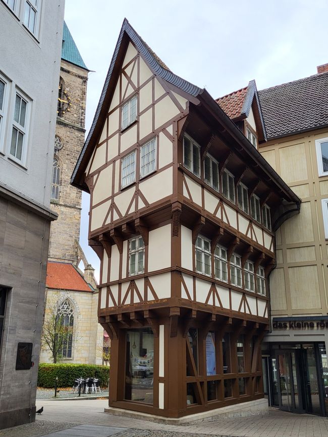 Neu gebautes Fachwerkhaus