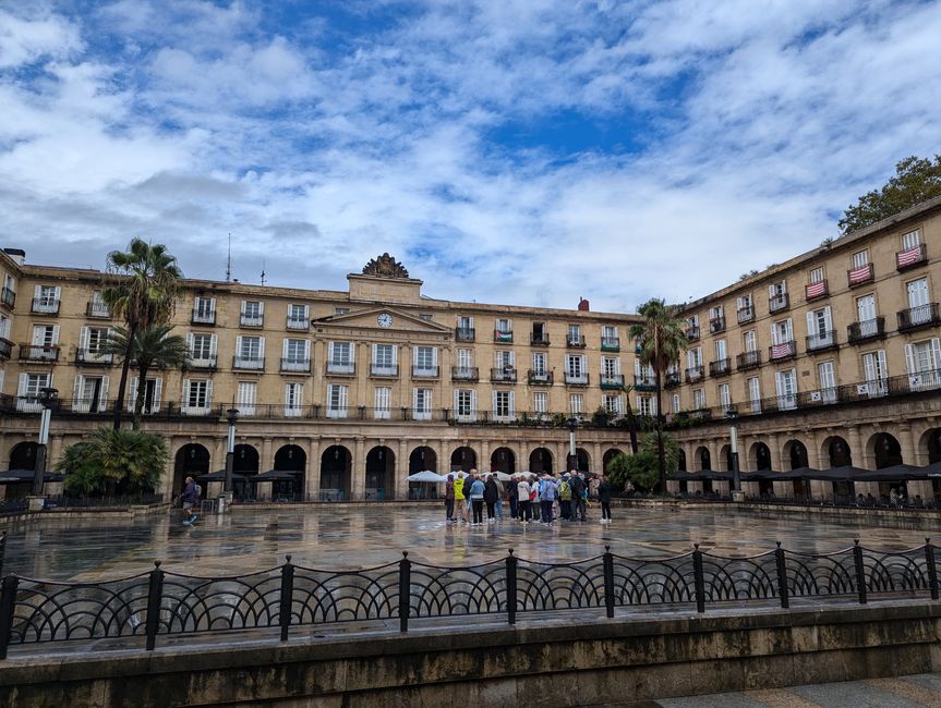 Market hall by the riverside