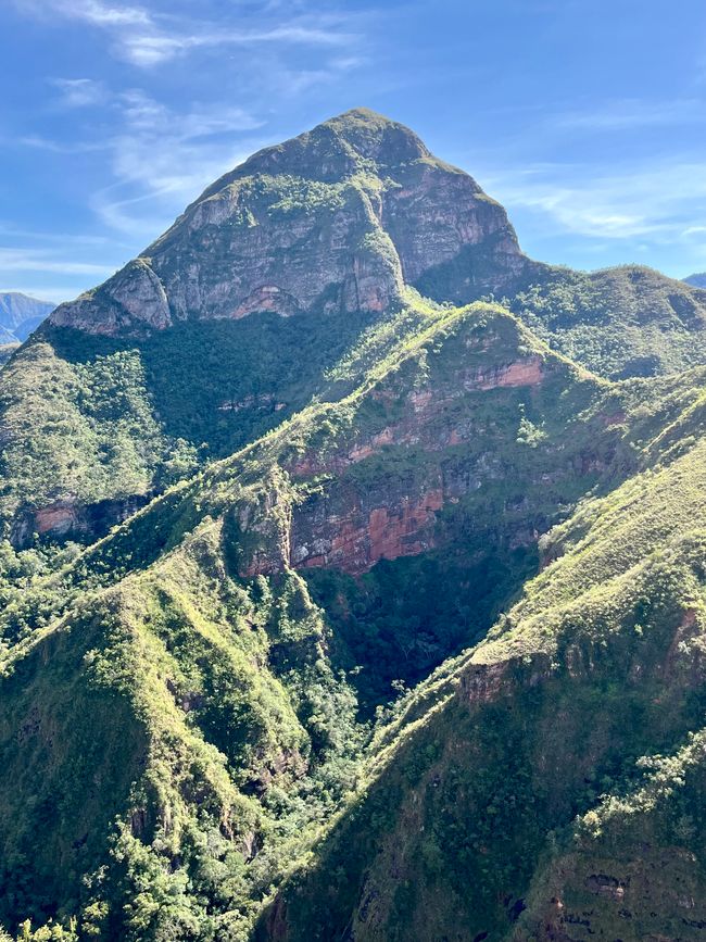 Aussicht auf dem Codo de los Andes