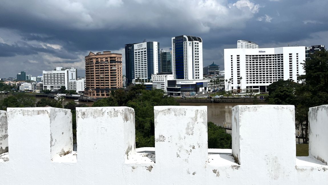 Skyline von Kuching