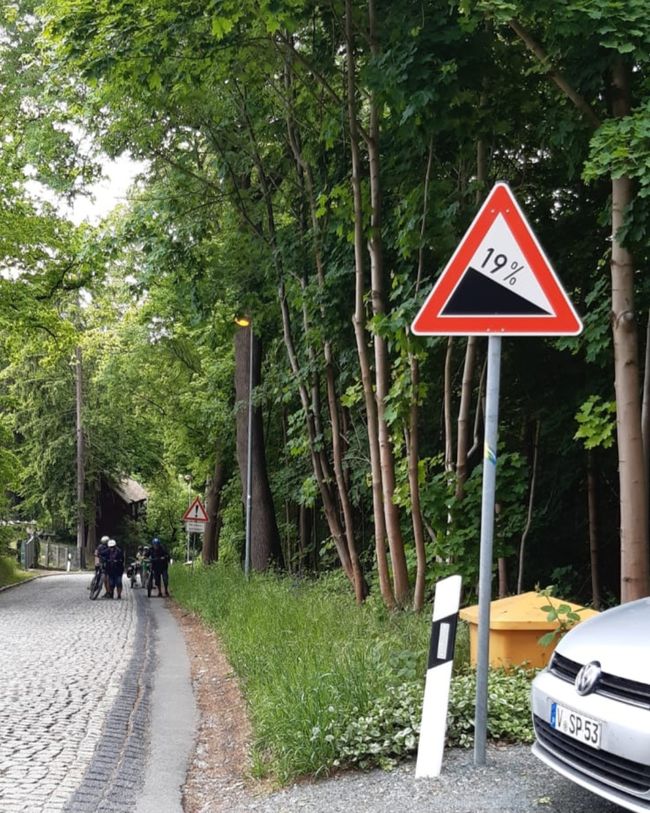 Wauuuu bei solcher Steigung 