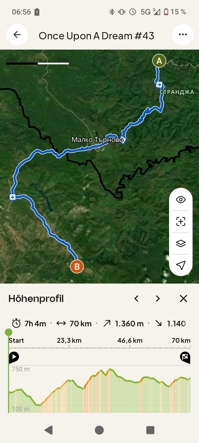 Maplibre | © komoot | Map data © OpenStreetMap Contributors