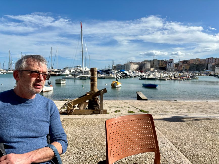 Bisceglie mit Sonne und viel Wind ☀️☀️🌬️