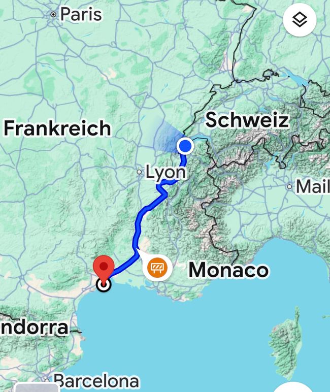 Etappe Richtung Heimat - Zwischenstopp am Genfer See 2.5.2025