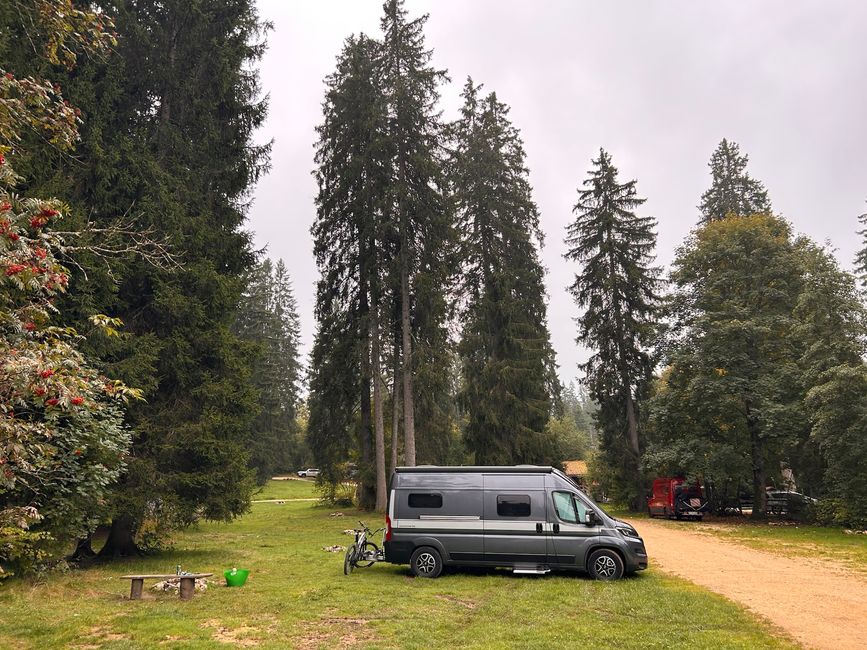Der Tag beginnt neblig- Herbst in den Freibergen!