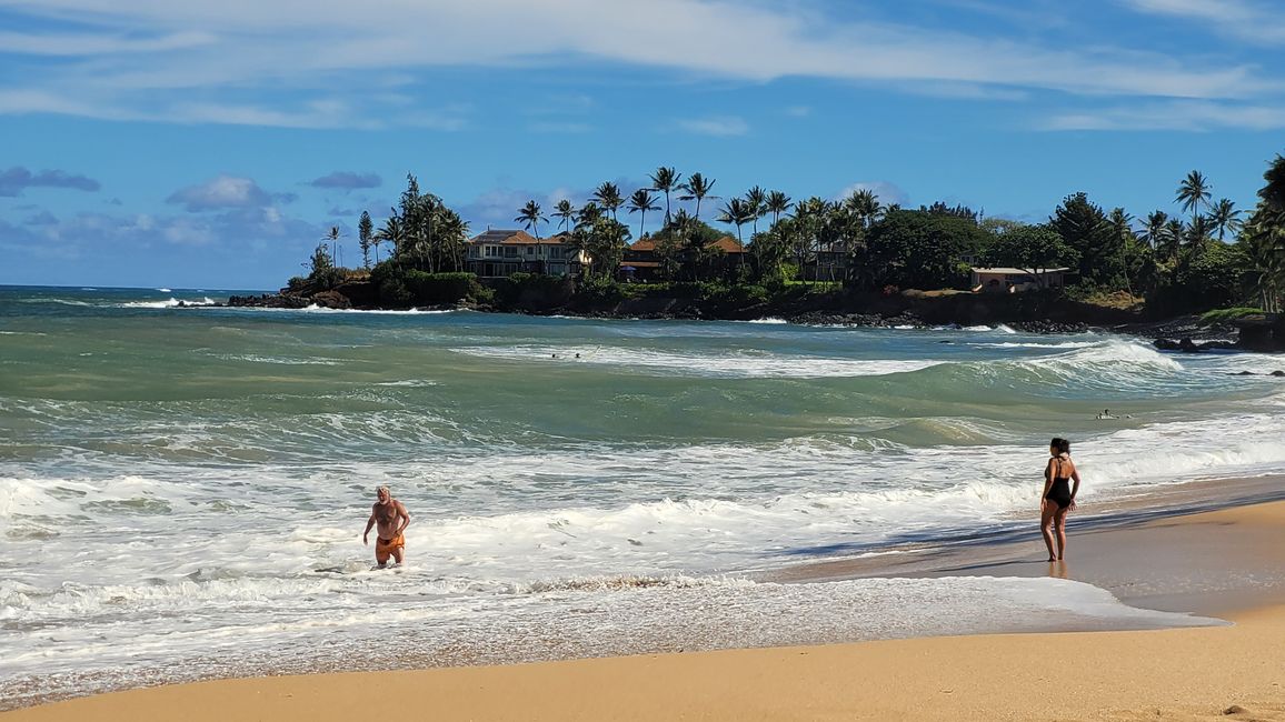 Am Strad von Baldwin Beach Park