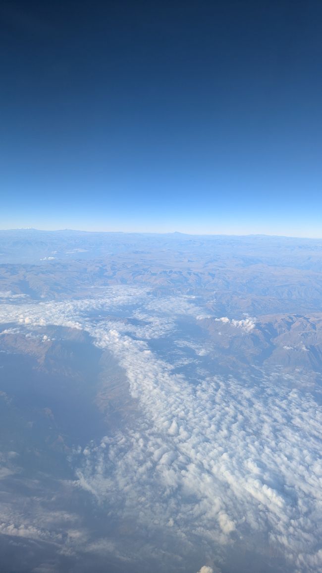Lima nach Cusco: über den Wolken...