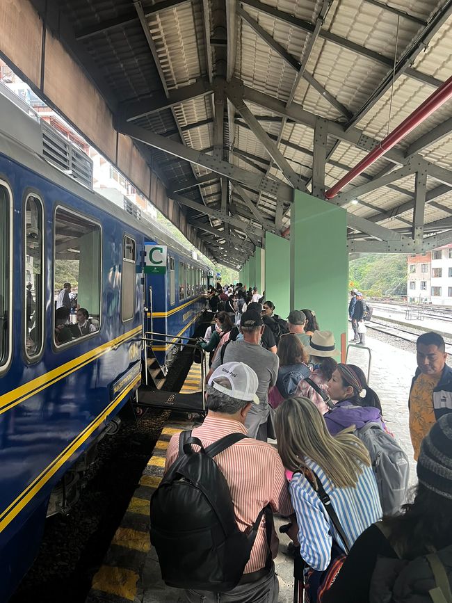 Abends dann die Rückfahrt nach Cusco - ich war total kaputt und konnte kaum noch gerade laufen 