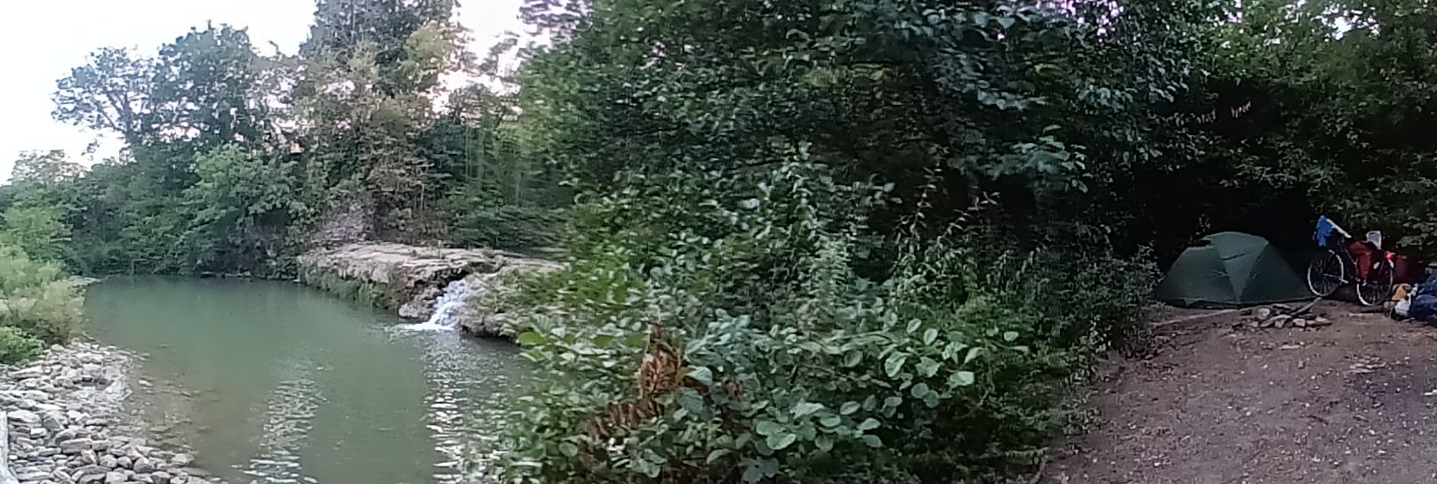 Mein Zeltplatz am Torrente Assino