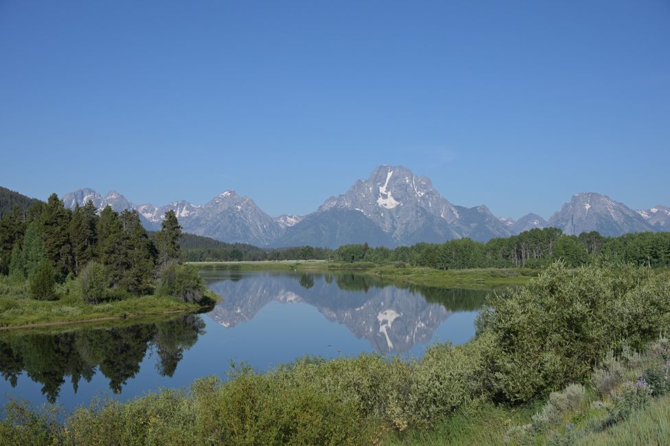 Blick zur Teton-Range