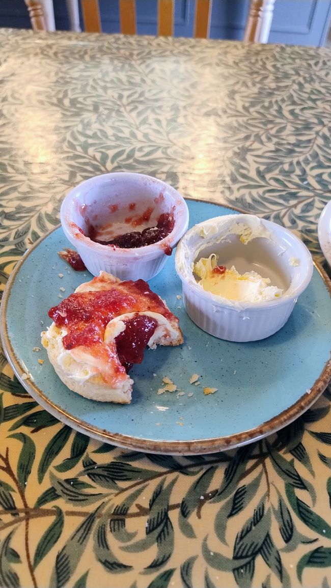 Cream Tea at Bedruthan Steps Café