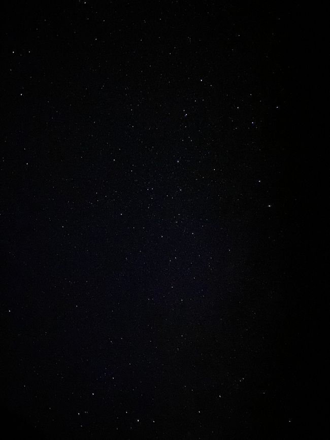 Starry sky - Milky Way from the campsite