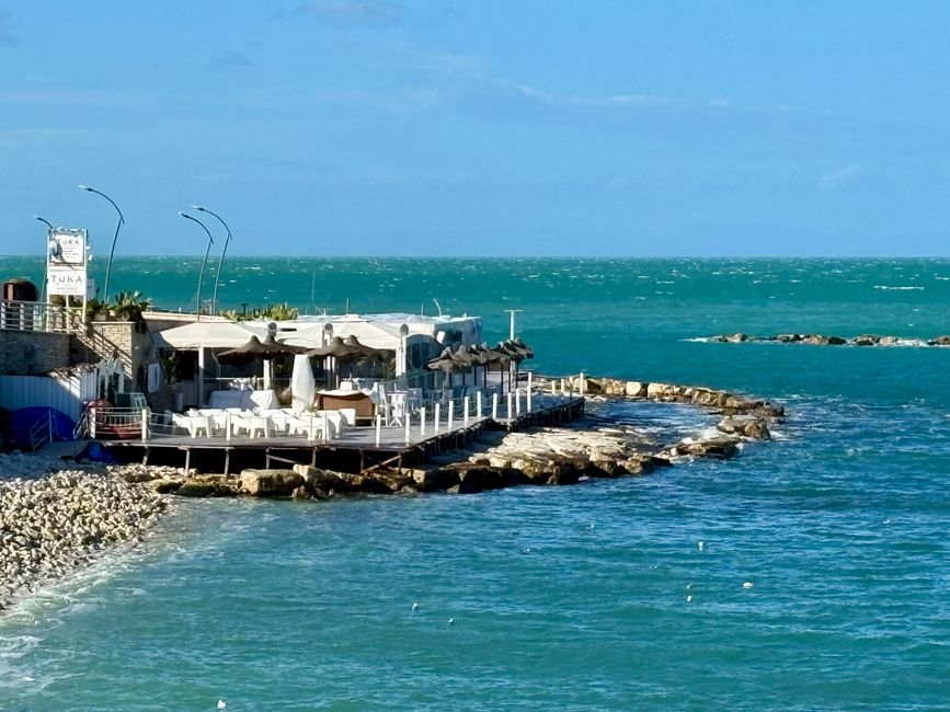 Bisceglie mit Sonne und viel Wind ☀️☀️🌬️