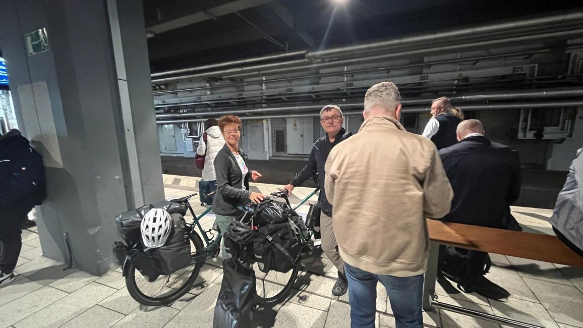 Mit der Überraschung Bernd und Uwe 