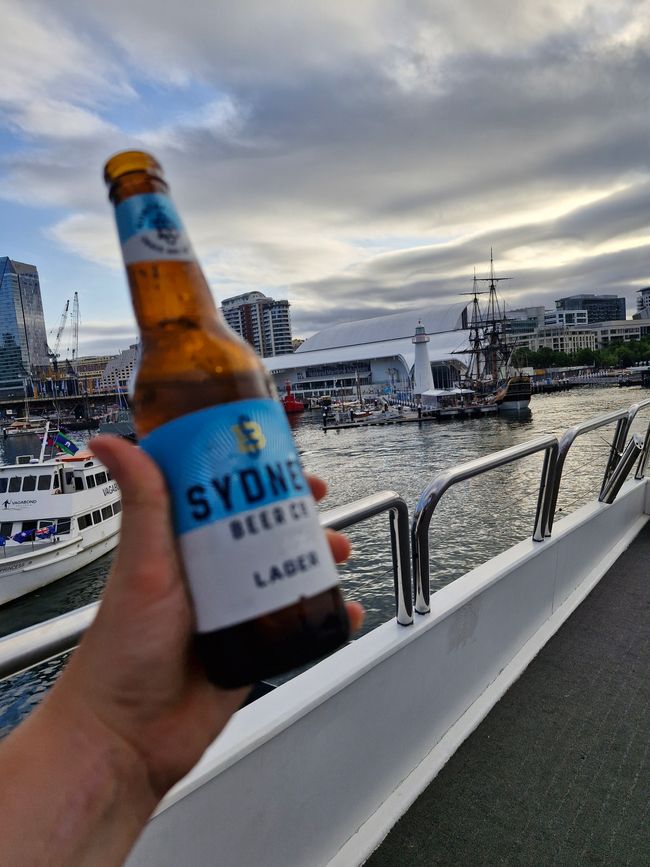 Bier auf das Boot
