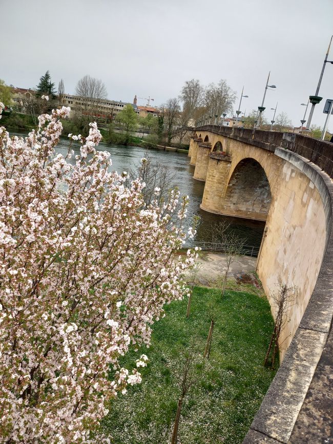 Arrival in Cahors