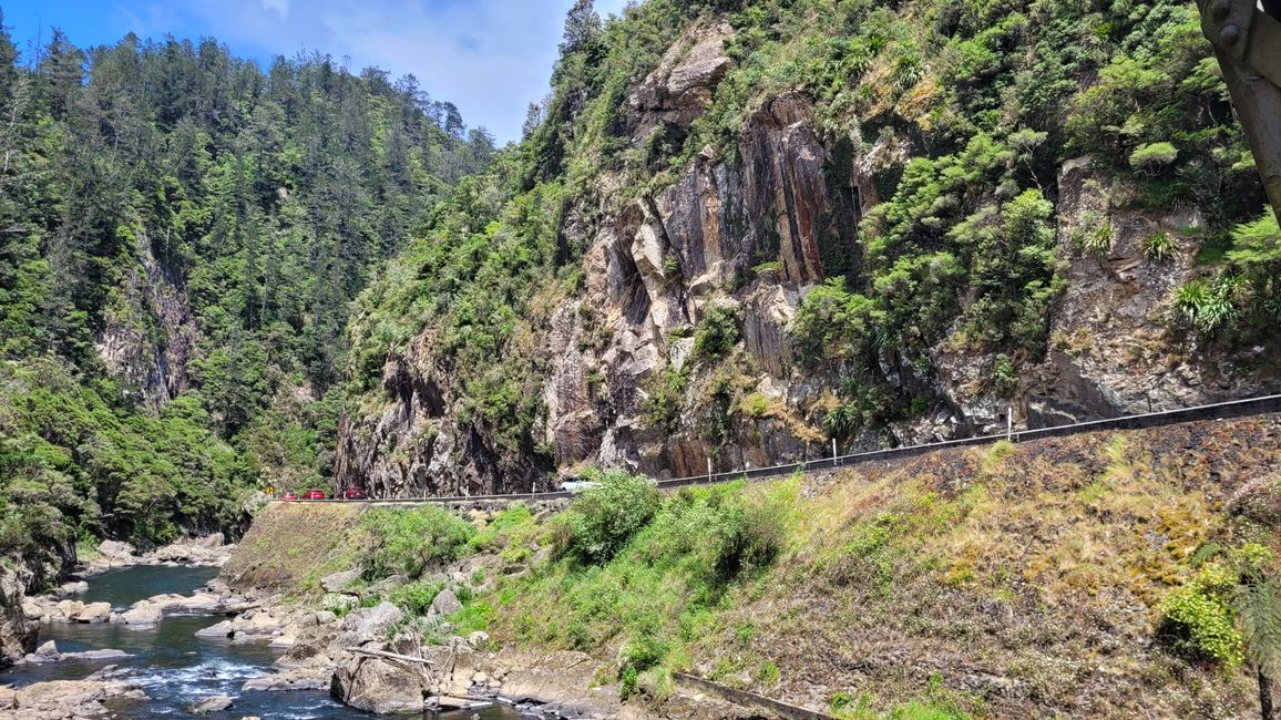 On the Trail of the Gold and Ore Mine in the Karangahake Gorge