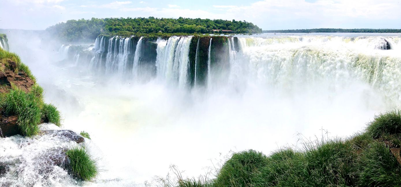 Iguazú Wasserfälle von der argentinischen Seite