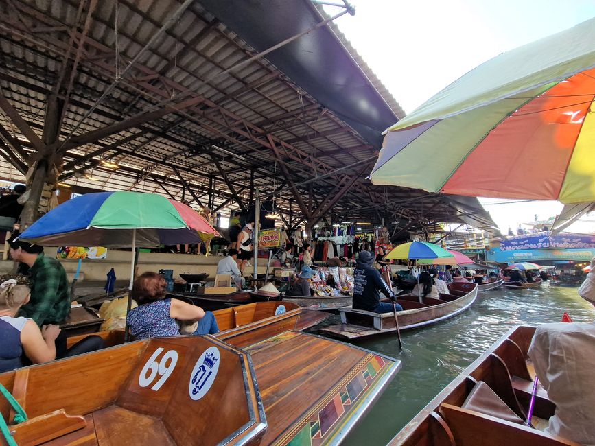 Mercado flotante turístico de Maeklong
