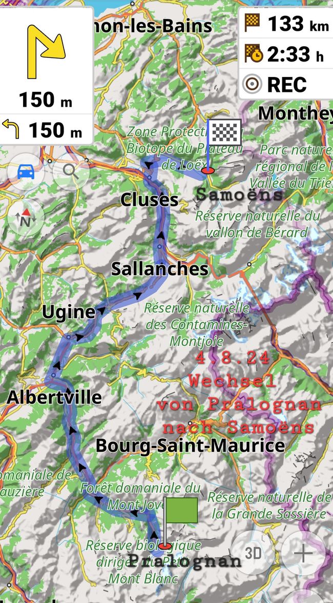 4.8.24 Wechseltag nach Samoëns 