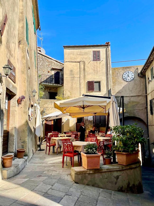 Un petit restaurant italien.