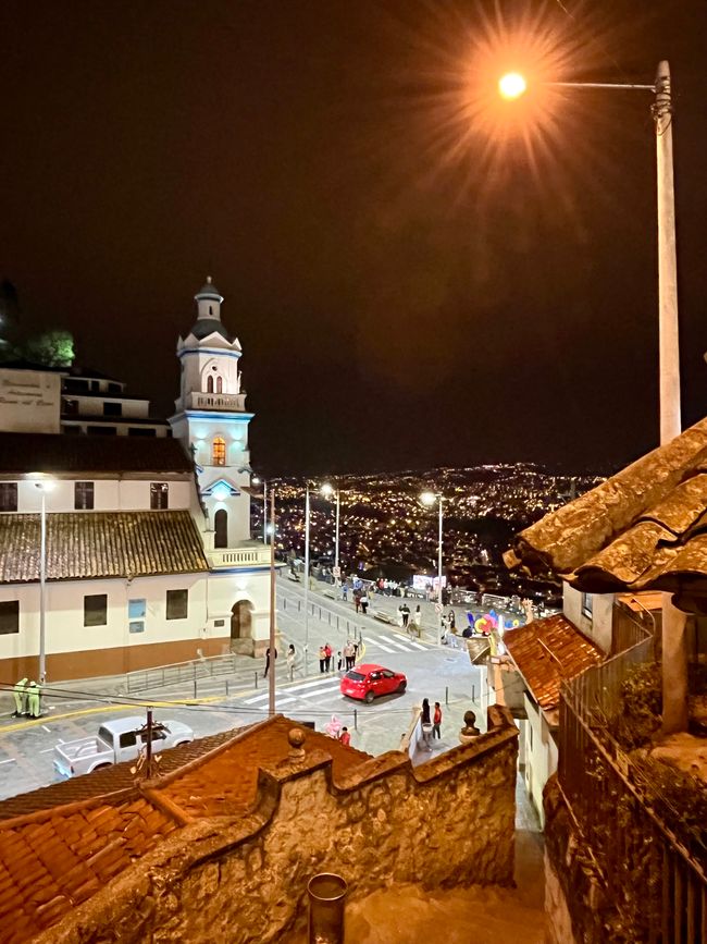 On the roof of the Cathedral