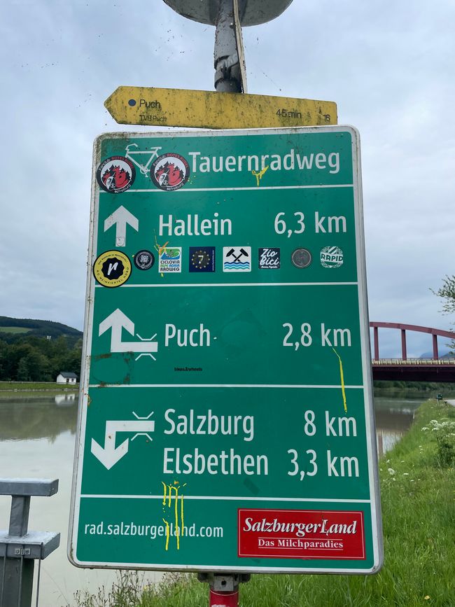 1. Etappe von Salzburg nach Werfen