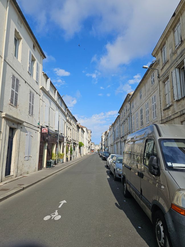 Piste cyclable à Rochefort