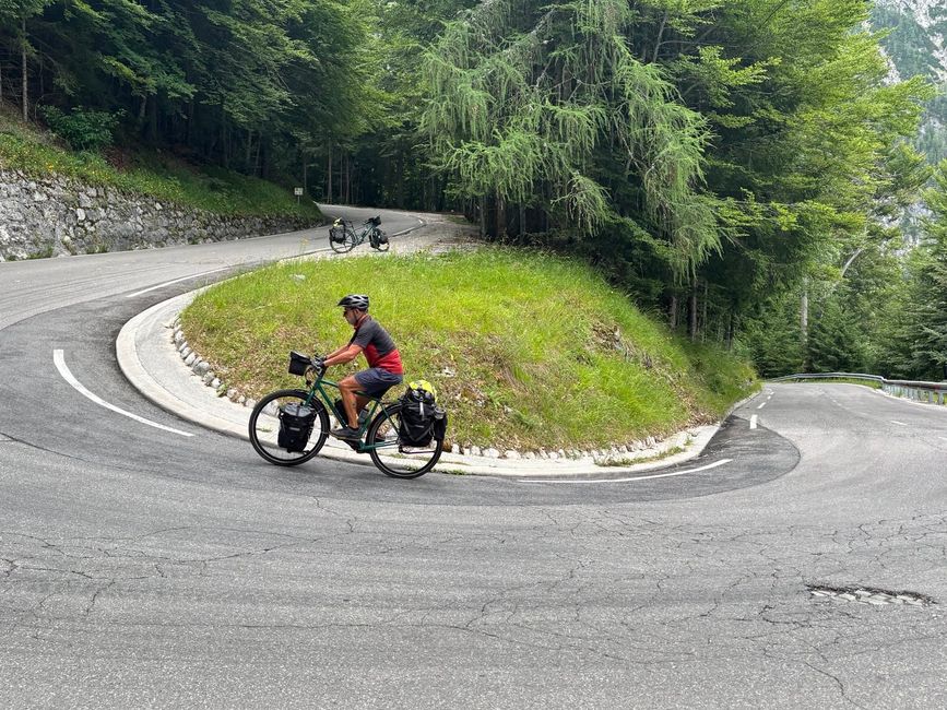 Gli scalatori di vette - siamo sul Passo Vrsic