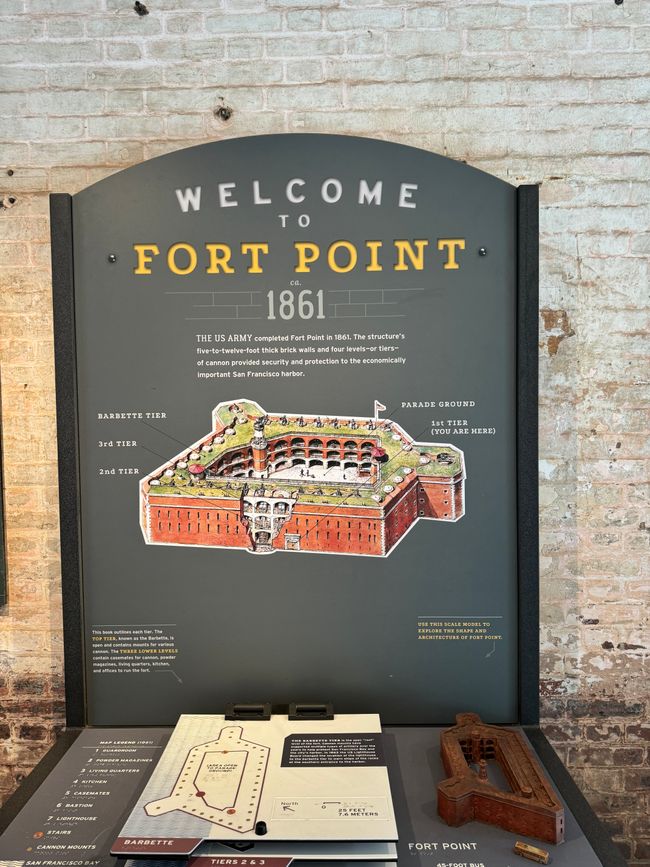 Day 14 - Visit to Fort Point and Trip to Alcatraz