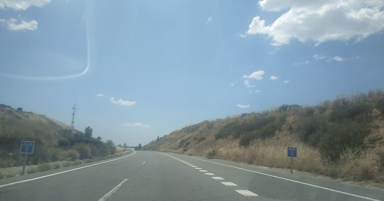 Photos from my car of Ávila (Castilla y León, Spain) (July 2024)