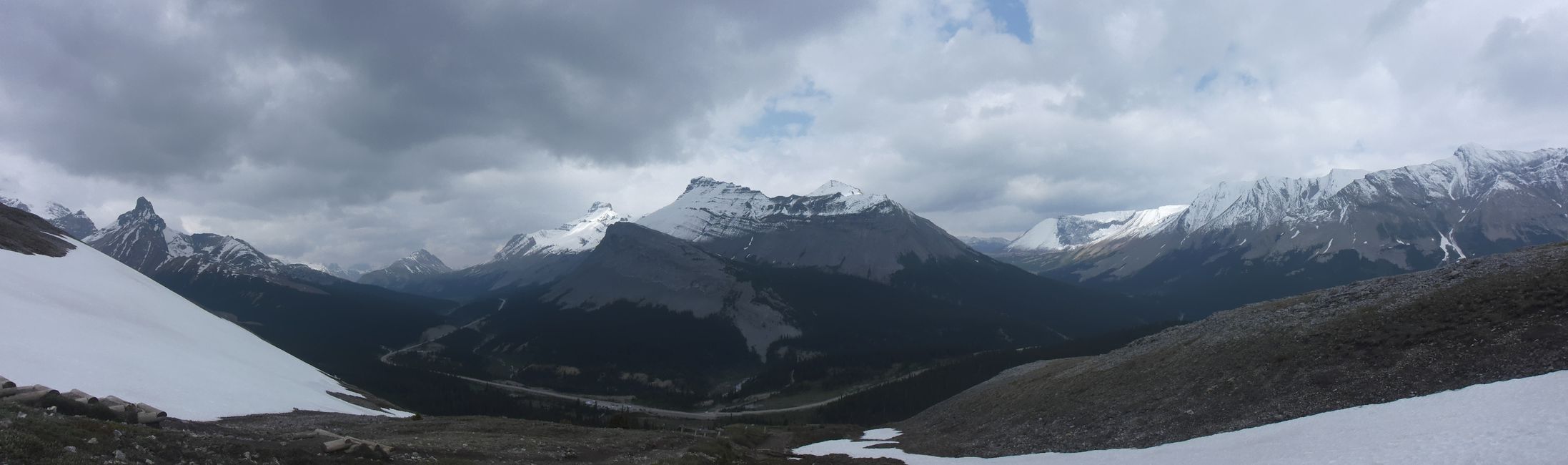 Montée vers Parker Ridge W1