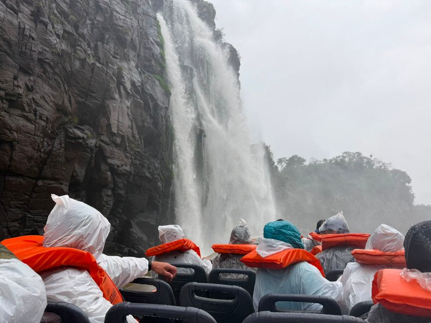 Arrivo alle cascate dell'Iguazú
