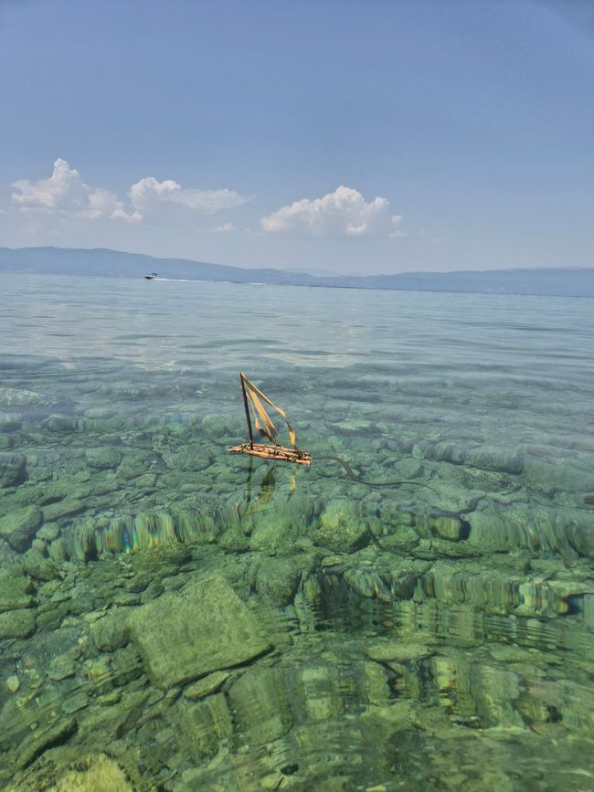 Lac d'Ohrid Macédoine du Nord