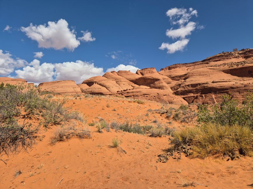 Chemin vers le Monument Valley
