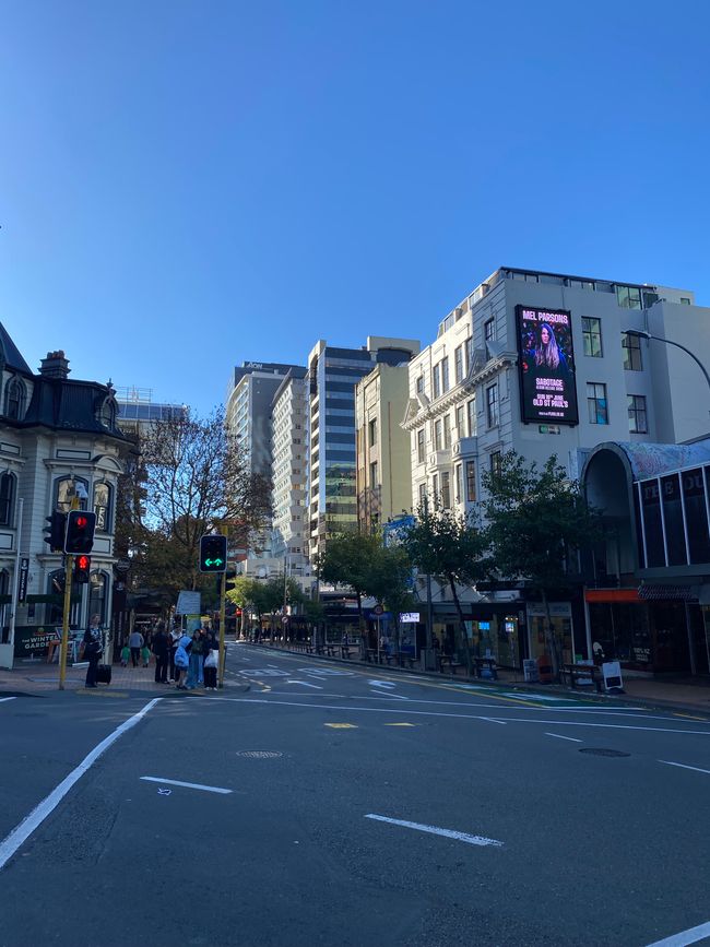 Wellington city center