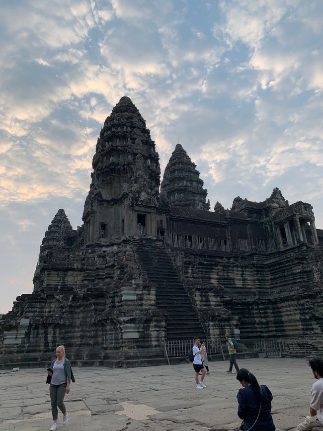 Angkor Wat from below